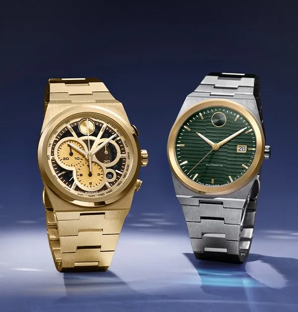 Two luxury watches serviced at our own bench
